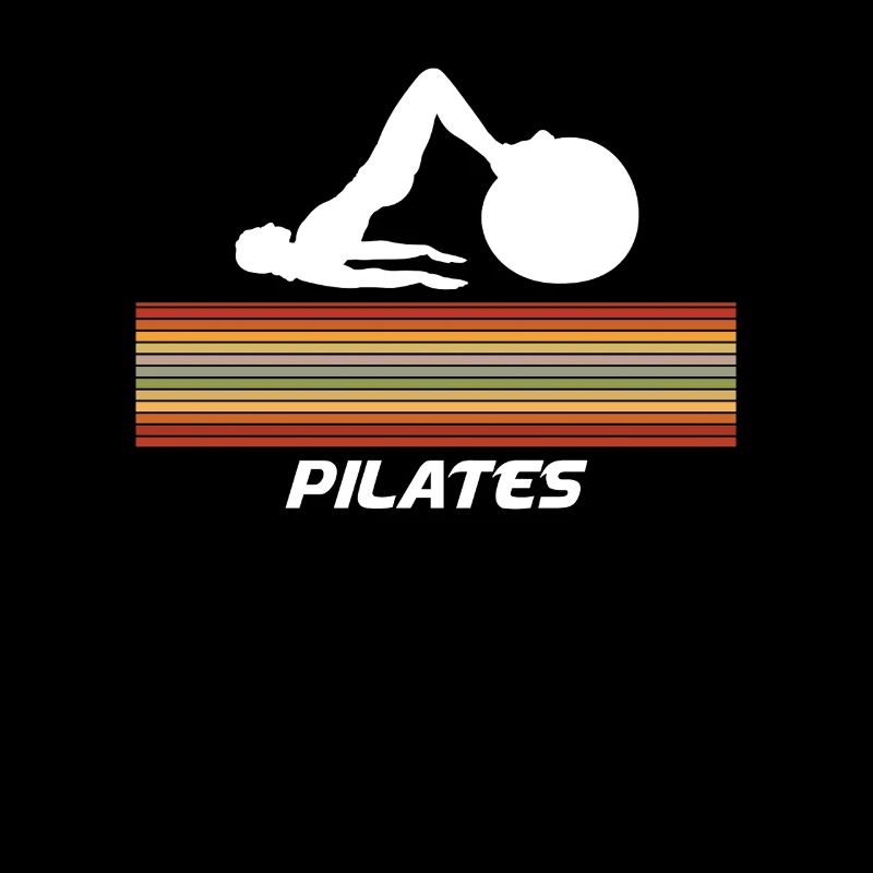 Pilates With Retro Stripe Design