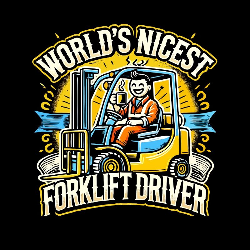 Der netteste Gabelstaplerfahrer der Welt