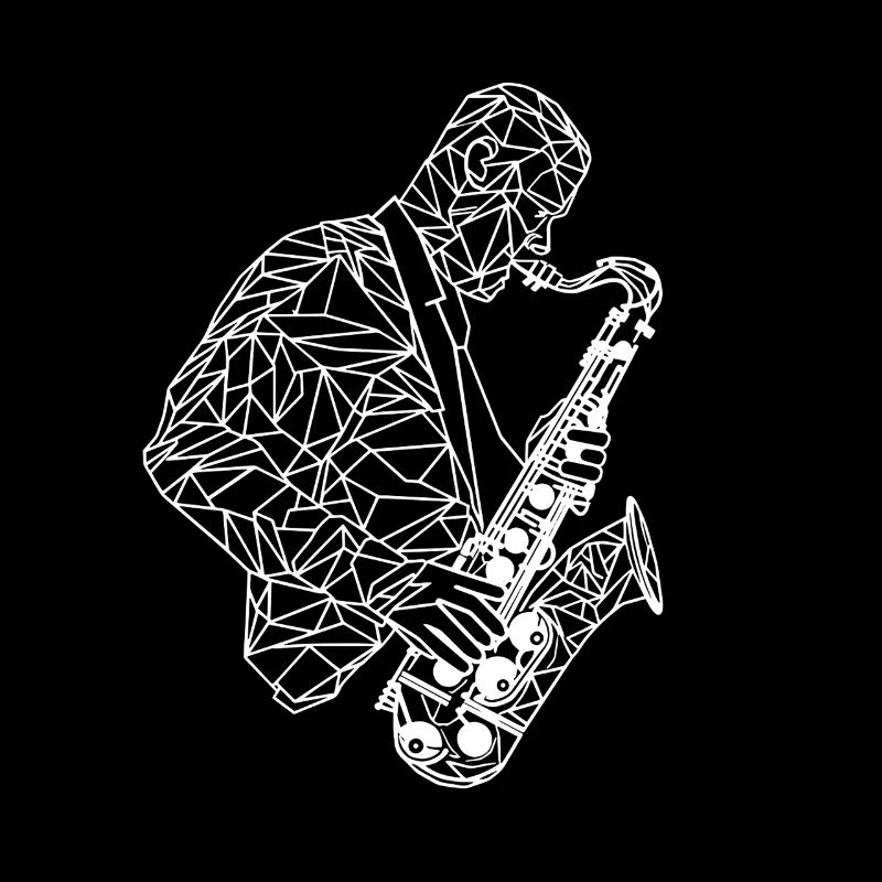 Dessin de saxophoniste