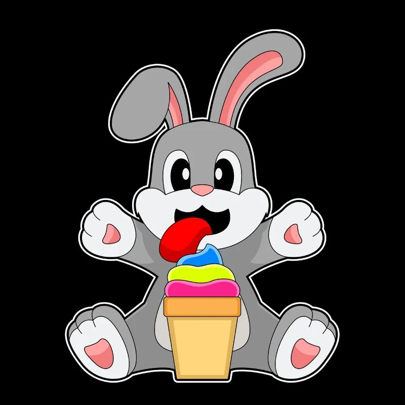 Hase Eisbecher