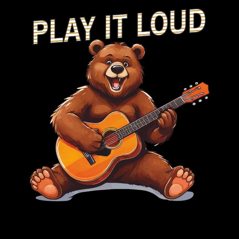 BEAR GUITAR PLAY IT LOUD