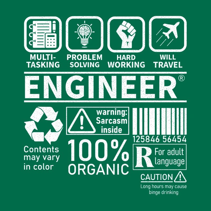 engineer multitasking problem solving hard working