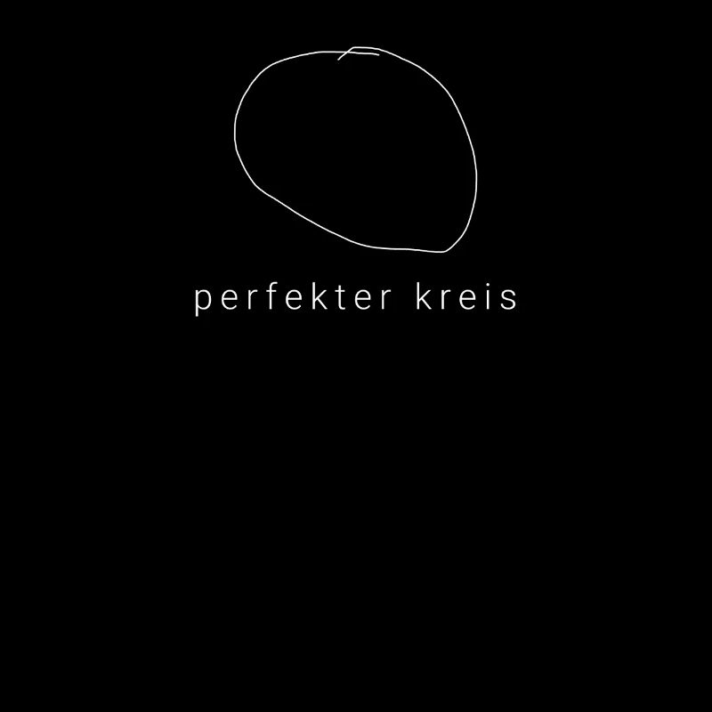 Lustiger Perfekter Kreis Ironisches Minimal Design