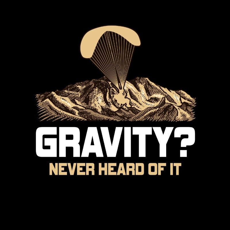 Mème hilarant de gravité de paramoteur