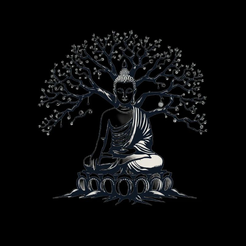 Buddha Meditation under Bodhgaya Bodhi Tree