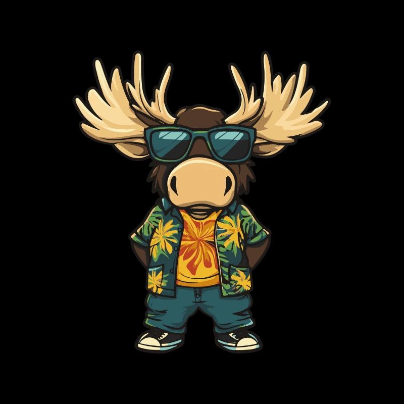 Moose Comic Cool Summer