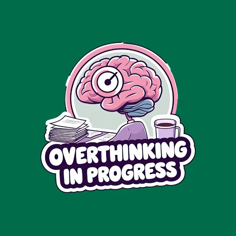 Overthinking in Progress – Funny Brain