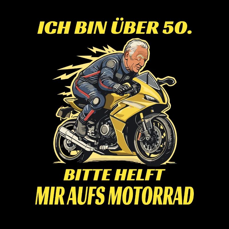 I'm over 50 please help me on the motorcycle