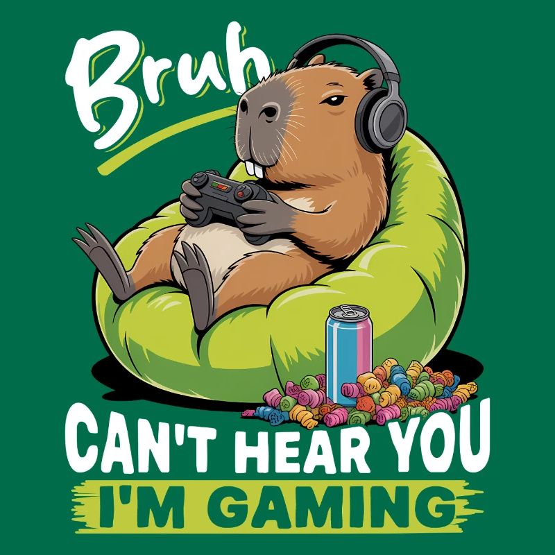 Capybara Gamer Gaming