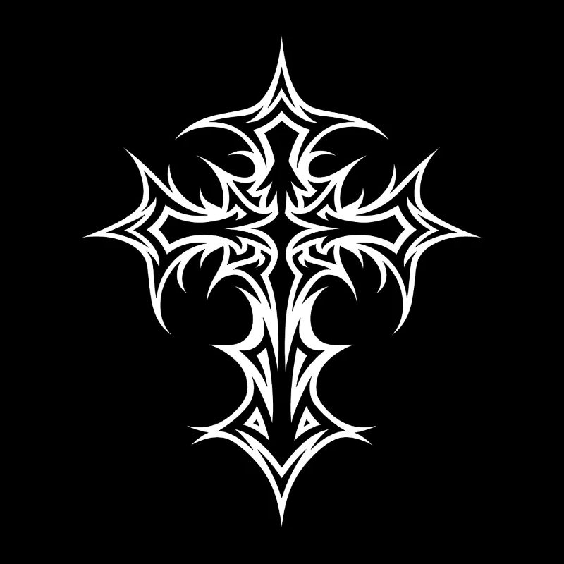 Goth Cross Y2K Emo Cross Gothic Aesthetic