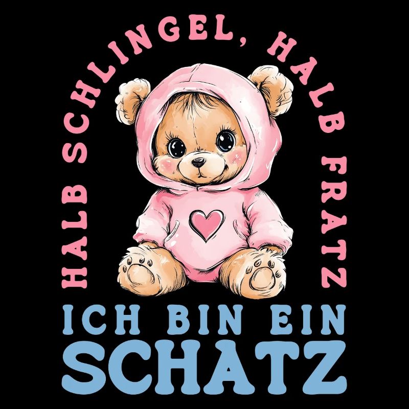 Cute Bear Half Rascal Half Grimace Sweetheart