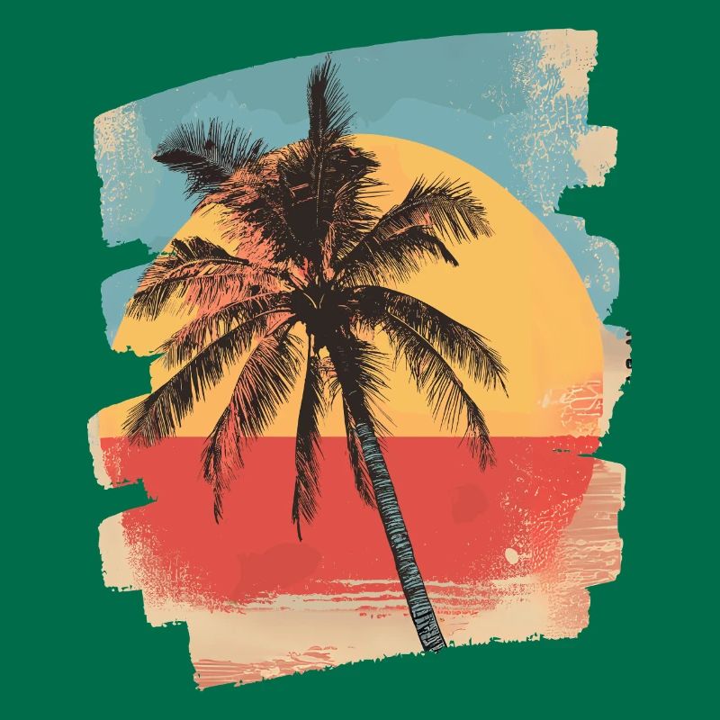 Palm Tree Sunset Summer Sun