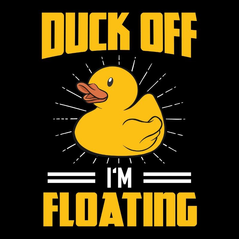Canard en caoutchouc jaune Off I M Floating