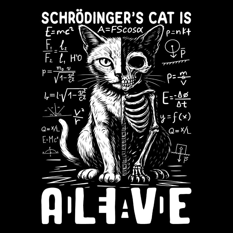 Le chat de Schrödinger mort et vif