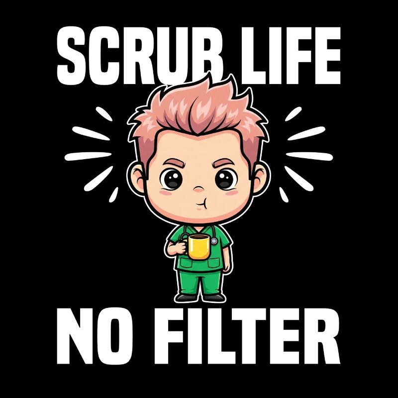 SCRUB LIFE, NO FILTER - DOCTOR GIFT