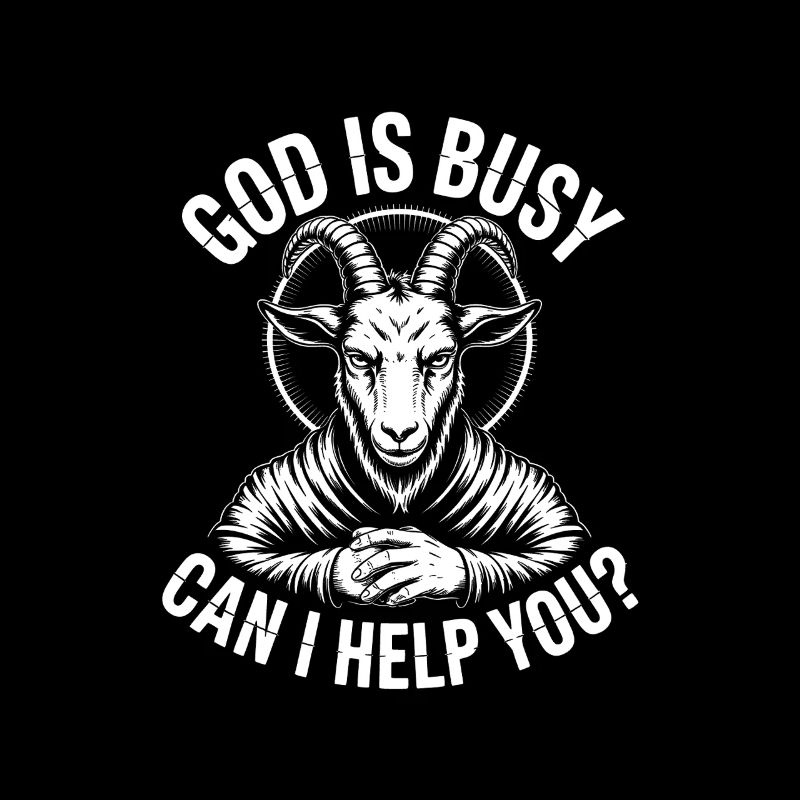 Dieu est occupé ! Athéisme Satanisme