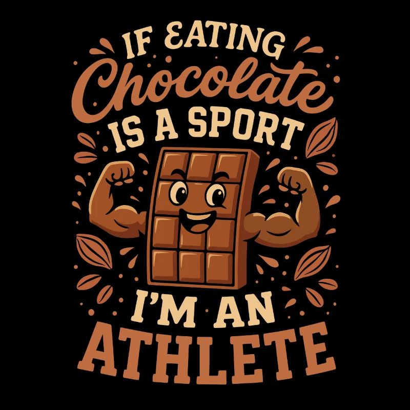 Wenn Schokolade essen ein Sport ist, bin ich ein