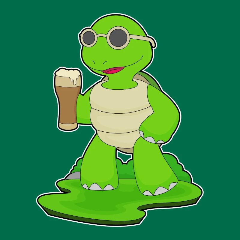 Turtle Chope de bière Bière