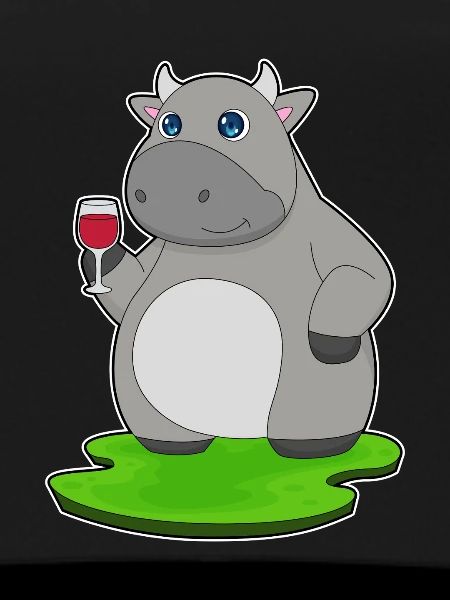 Cow Red Wine