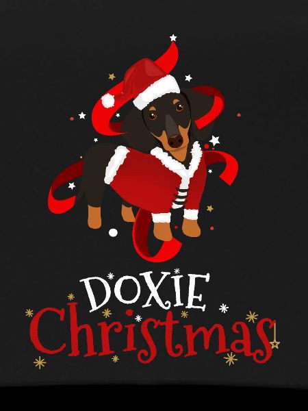 Doxie Teckel Chien Noël