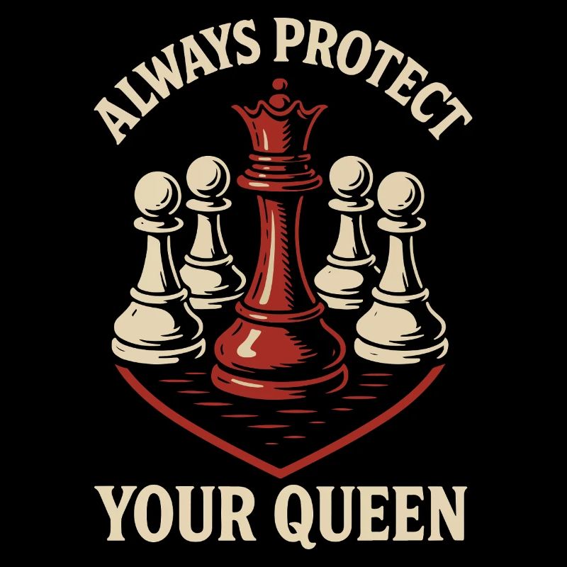 Always protect your queen chess player