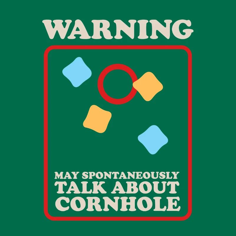 Cornhole Player Blind Hole Bean Bag Gift