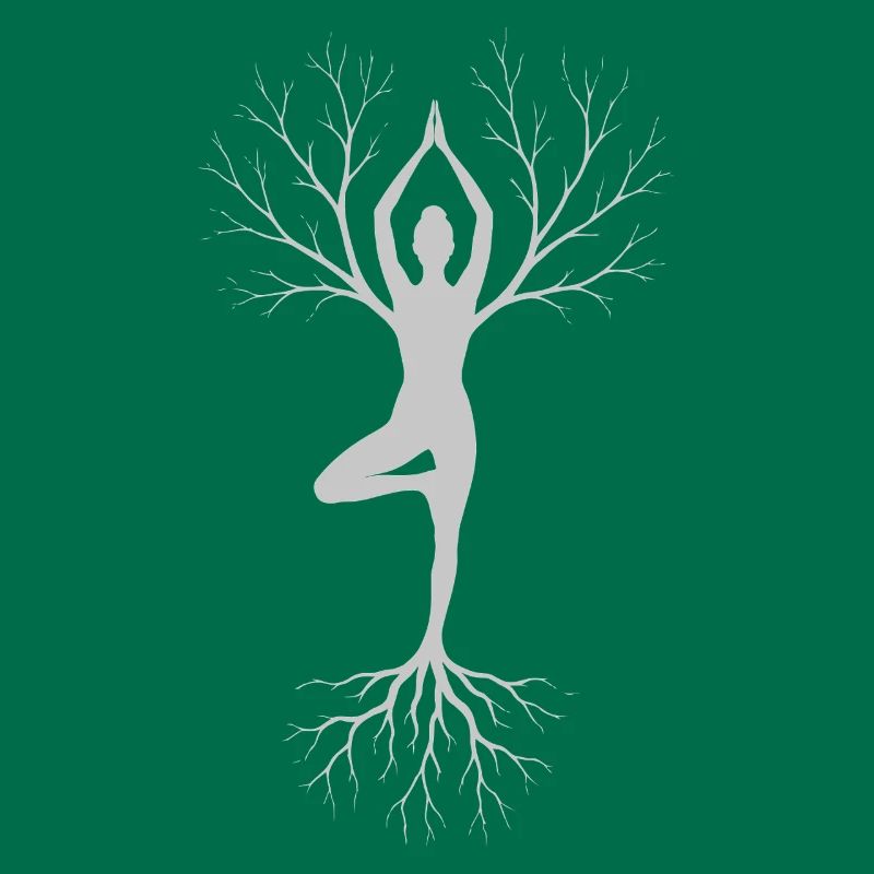 Mindfulness Meditation Tree Pose Design