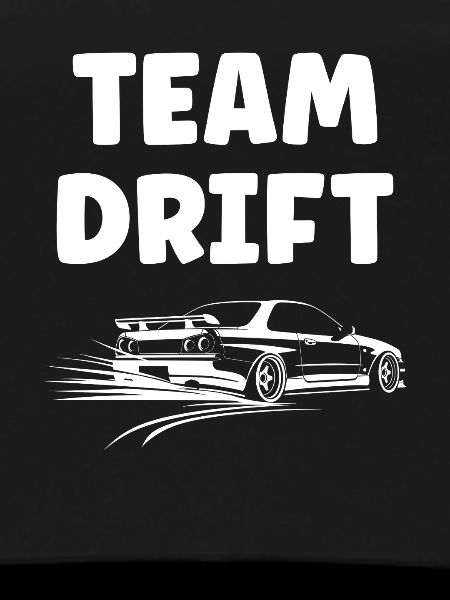 Monochrome drift car design