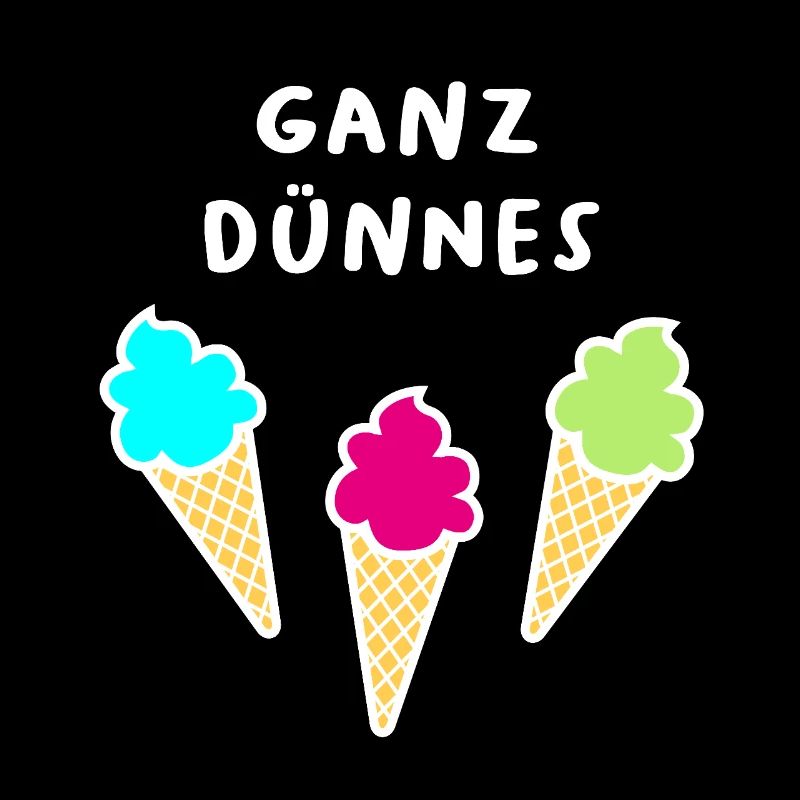 Ganz dünnes Eis coole Quotes Bürohumor Eiscreme