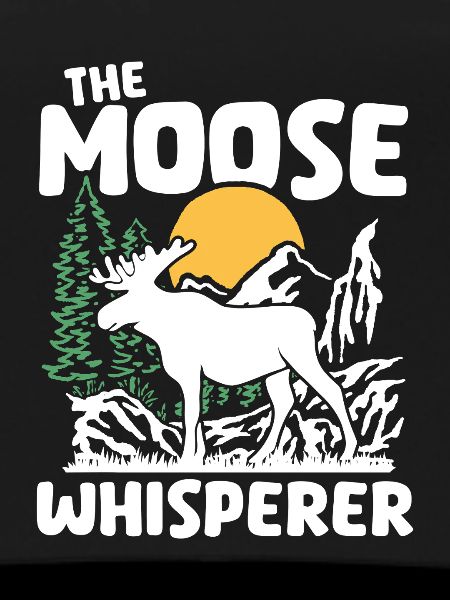 Moose Nature Silhouette Design