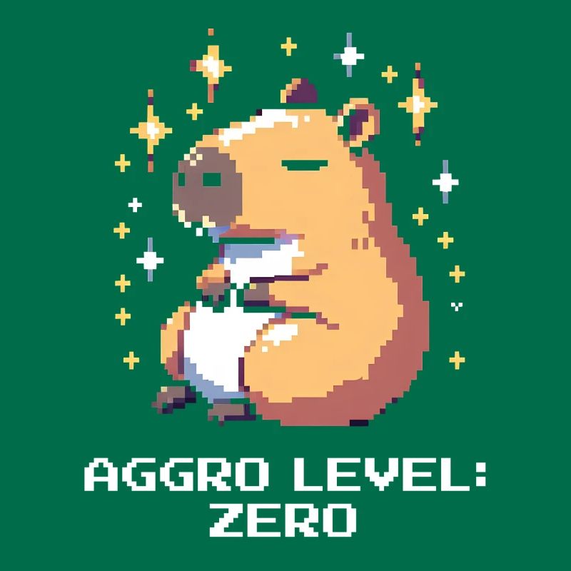 Aggro Level: Zero | Capybara &amp; peace