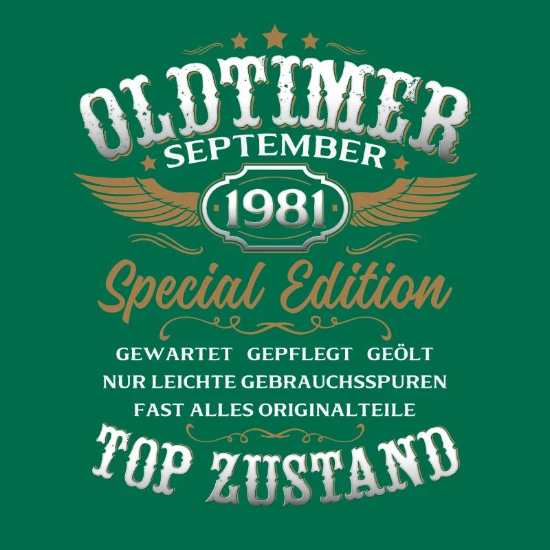 44. Geburtstag Geschenk Oldtimer September 1981