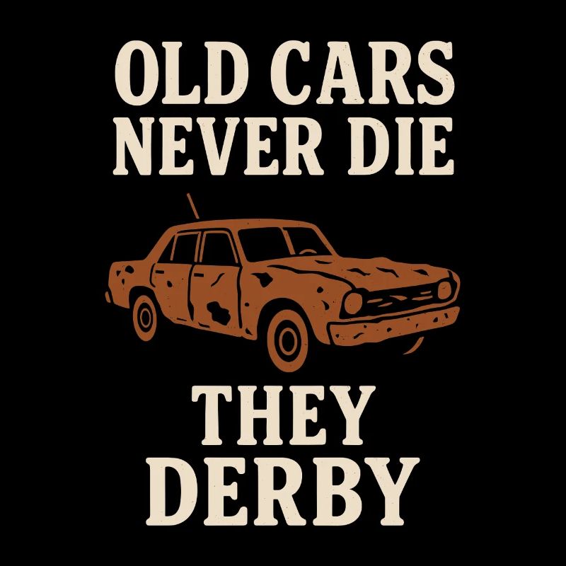 Demolition Derby Fan Pit Crew Crash Driver Fair