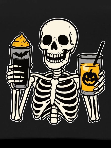 Halloween Skeleton Drinks