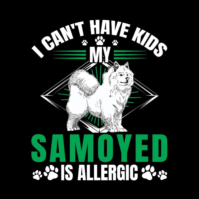 Samoyed is allergic sled dog