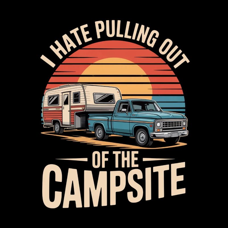 Je déteste sortir du camping-car du camping