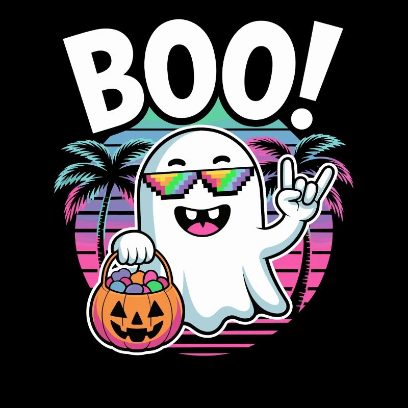 Boo! Retro Ghost Party