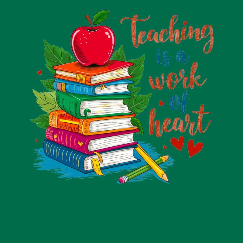Enseignant Bokstack et Hjärta