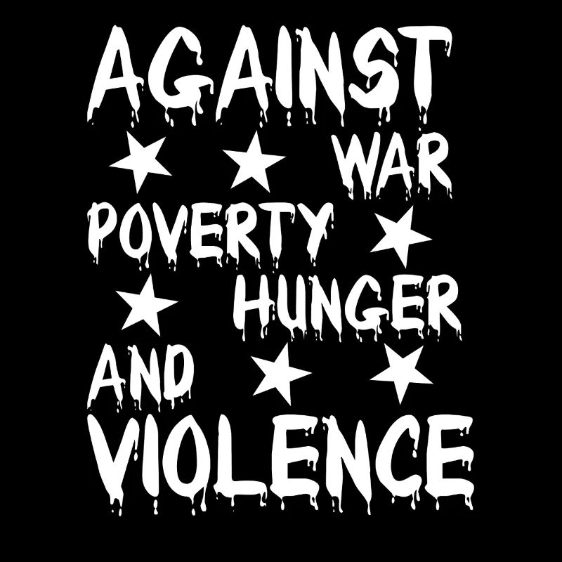 Gegen Krieg Hunger Gewalt