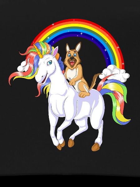 Deutscher Schäferhund Einhorn