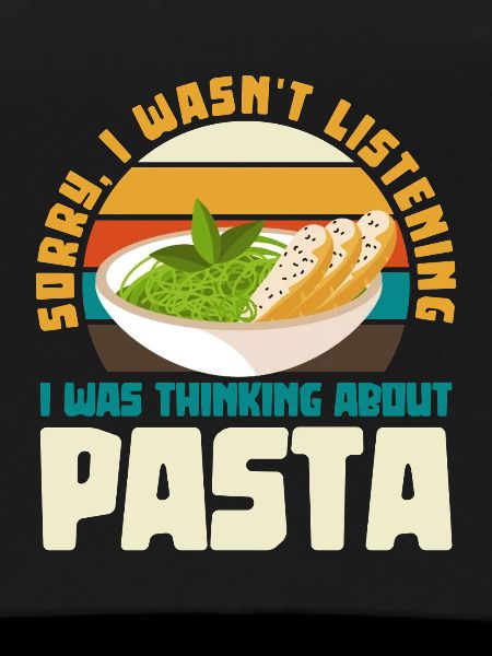 Ich dachte an Pasta Retro-Design