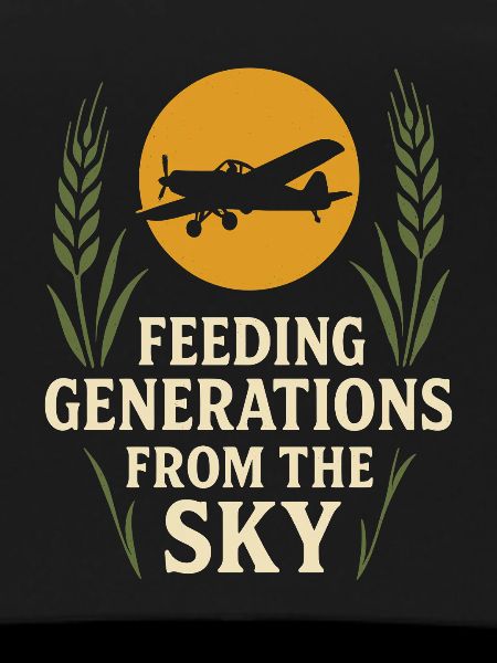 Ländliche Luftfahrt Landwirtschaft Pilotgeschenk