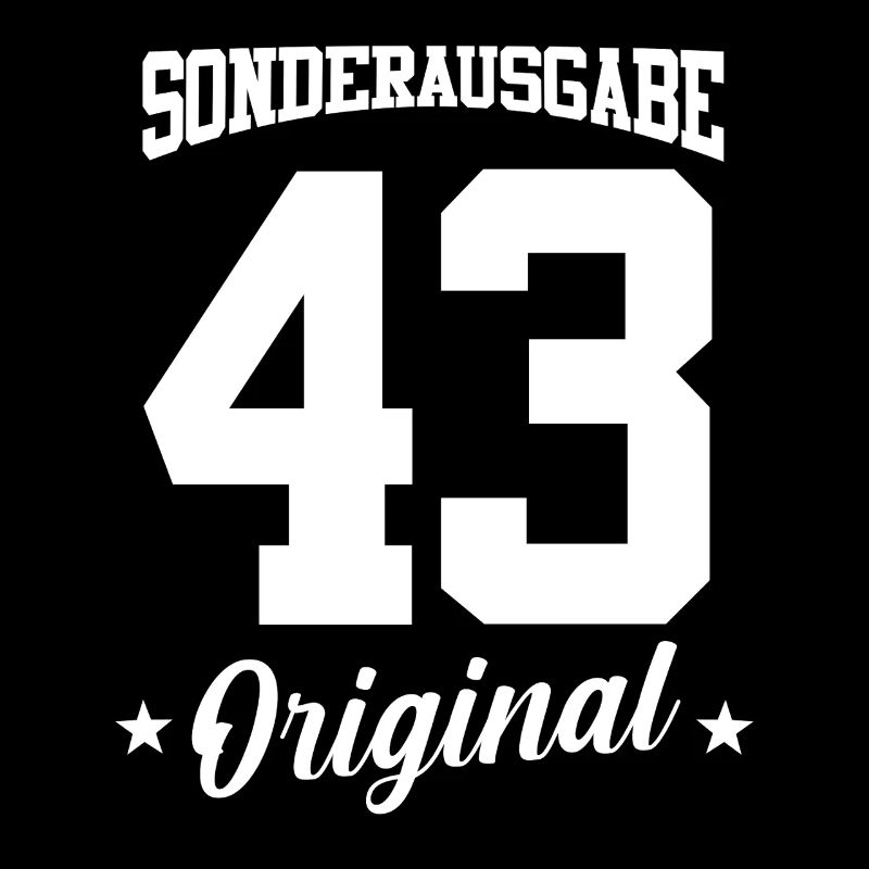 43 Geburtstag