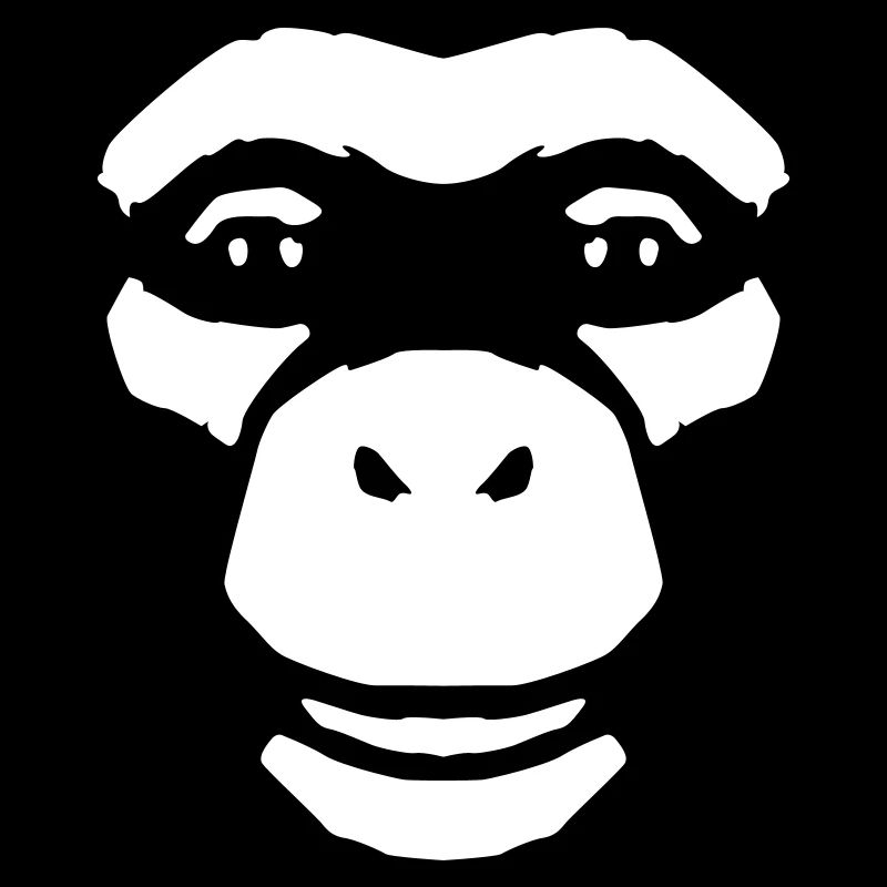 Monkey Face – Style primate de la jungle sauvage