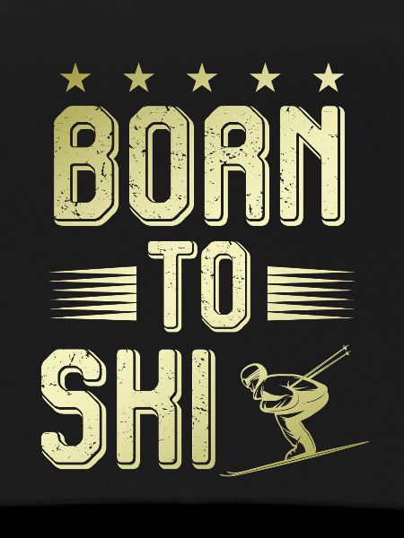 Né pour skier
