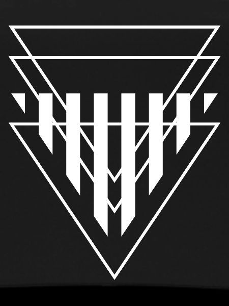 Triangular Crest Geometric Print