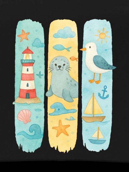 Maritime Lighthouse Seal Seagull Coast