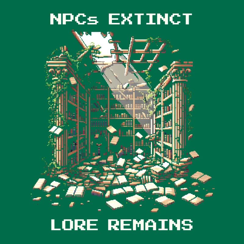 NPCs gone, lore stays | Post-apocalyptic