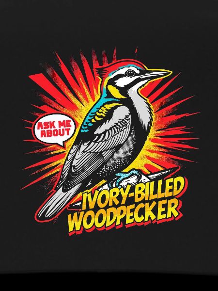 Elfenbein Specht Vogelbeobachter