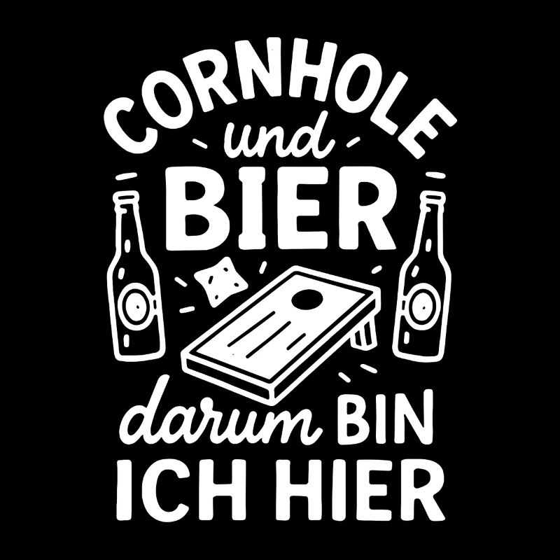 Cornhole et la bière - c’est pourquoi je suis ici